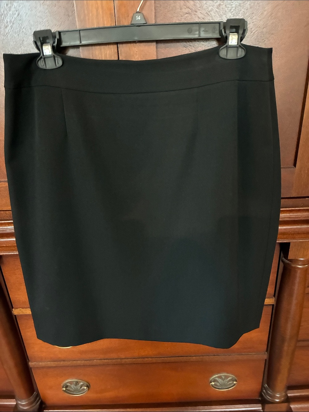 Alex Marie Classic Black Pencil Skirt